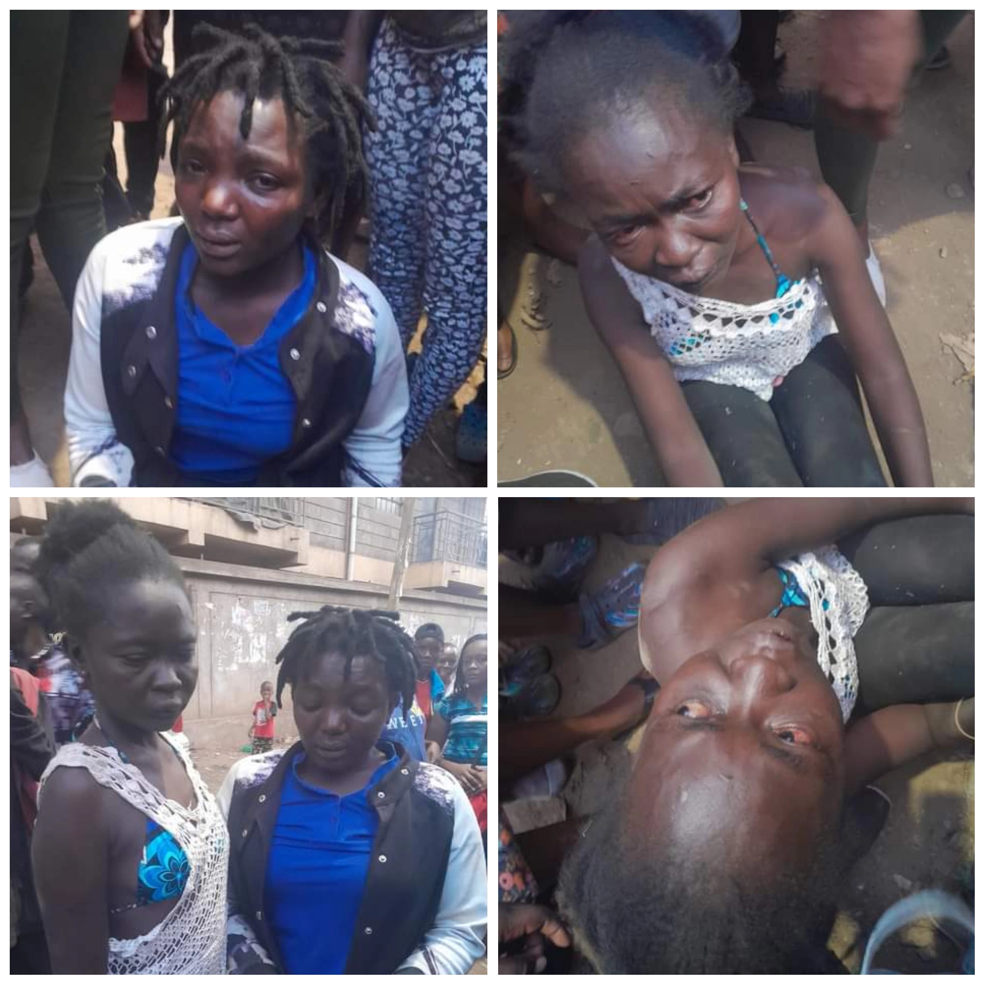 Angry residents descend on two notorious female thieves allegedly ...