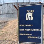 Tullow Oil tanks at its Turkana field.