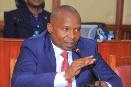 Interior Cabinet Secretary Kithure Kindiki answers questions when he appeared before ad hoc committee investigating the Shakahola massacre at the Senate on May 26, 2023