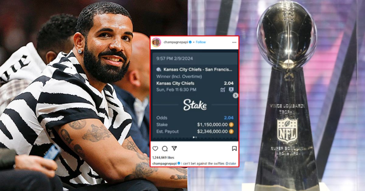 Rapper Drake wins $2.3Million after picking Kansas City Chiefs to win ...